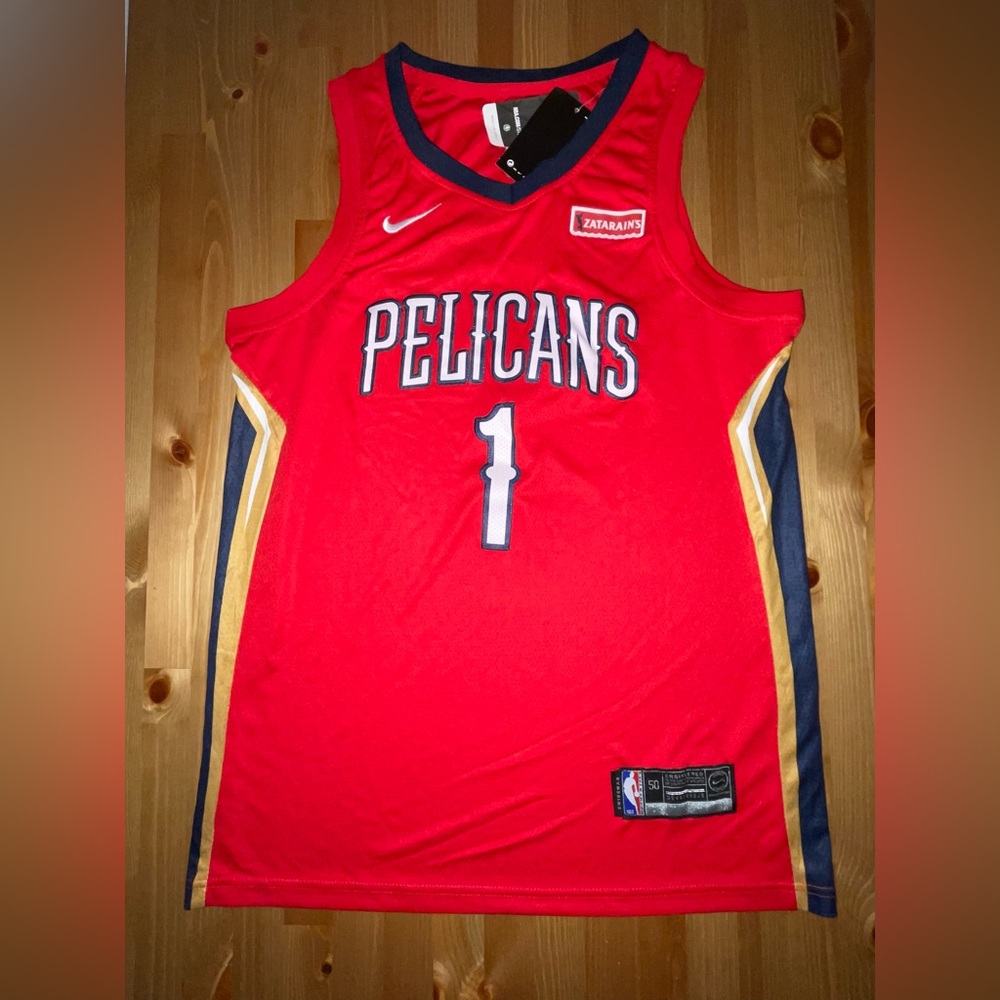 ZION WILLIAMSON NEW ORLEANS PELICANS NBA JERSEY